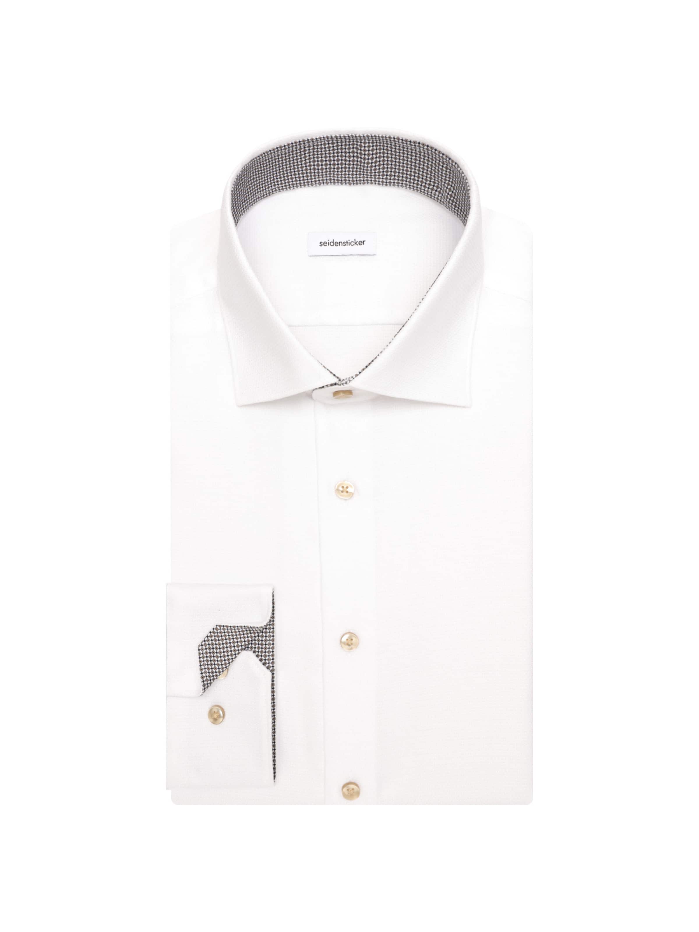 SEIDENSTICKER Slim fit Business shirt in White