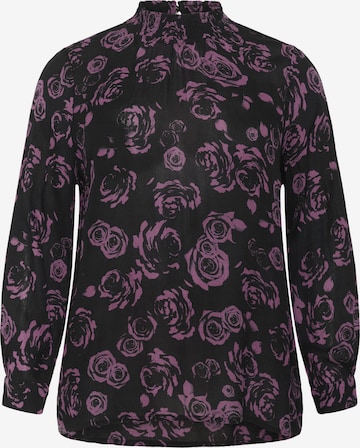 Chemisier KAFFE CURVE en noir : devant