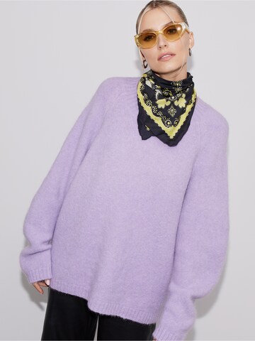 LeGer by Lena Gercke Oversized Sweater 'Sandra' in Purple