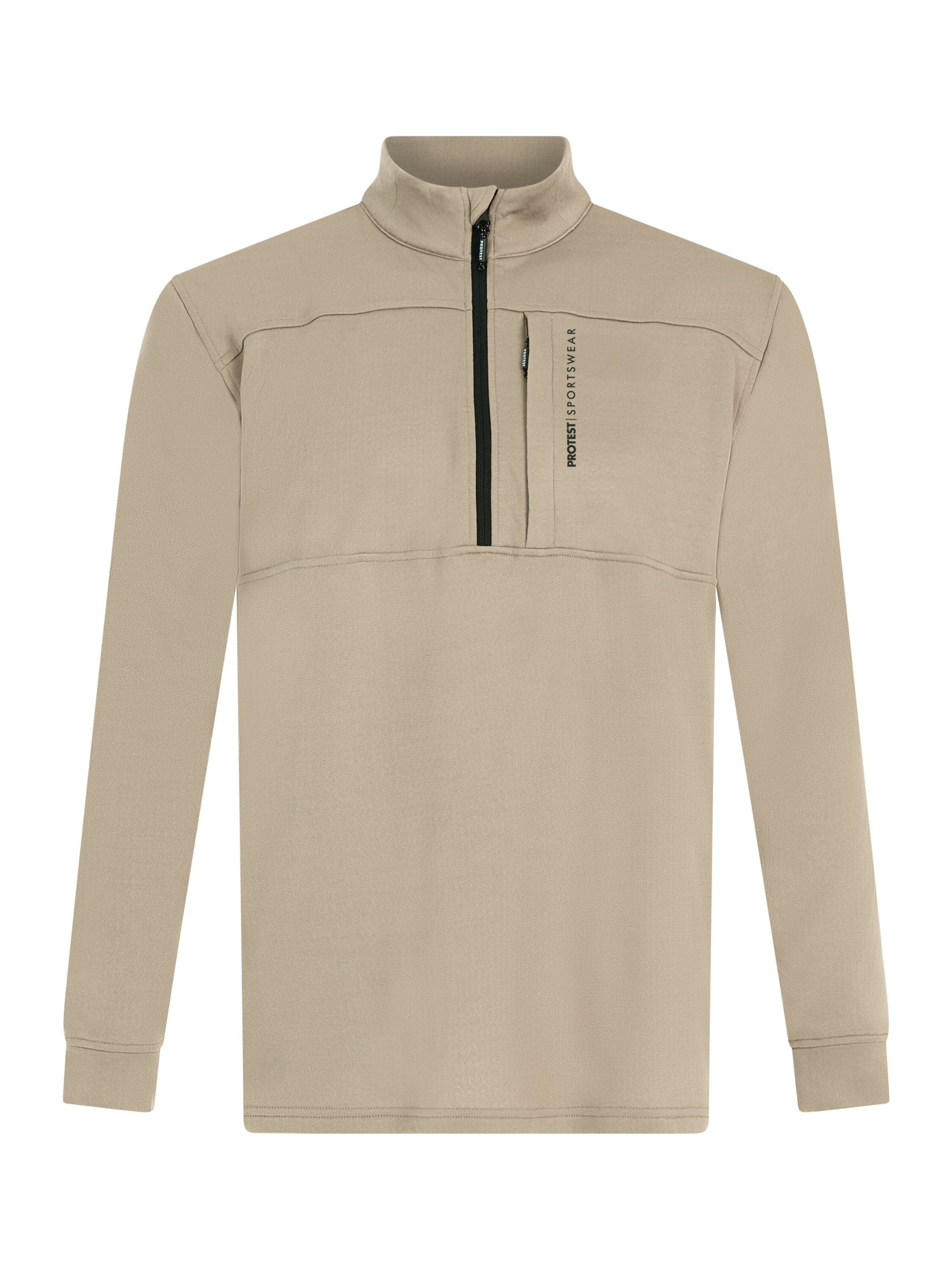 PROTEST Sportsweatshirt 'PRTGraphic'‌ in Braun: Vorderseite