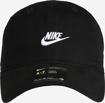 Nike Sportswear Hat in Black: front
