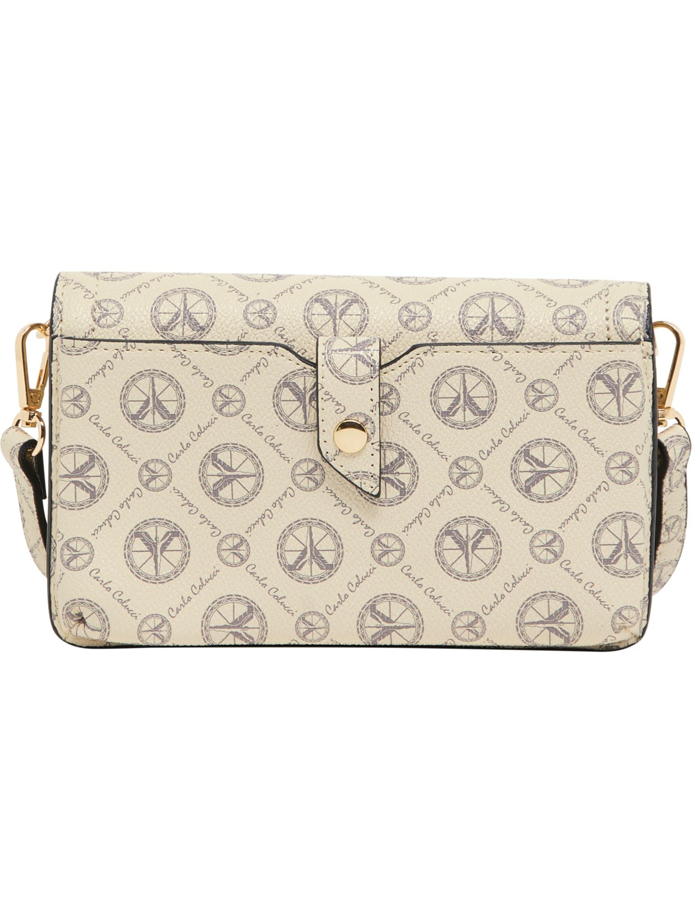 Sac à bandoulière 'Dalbosco' Carlo Colucci en beige : devant