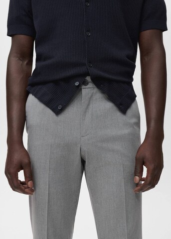 MANGO MAN Slimfit Hose 'Bologna' in Grau