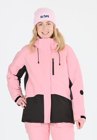 SLOPE Jacke 'Kenai' in Pink: Vorderseite