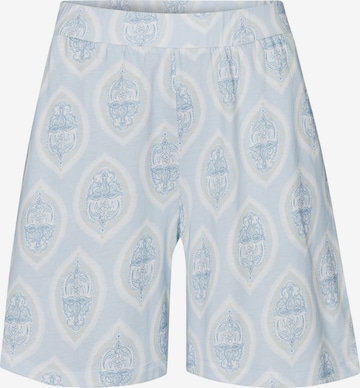 Hanro Pajama Pants in Blue: front