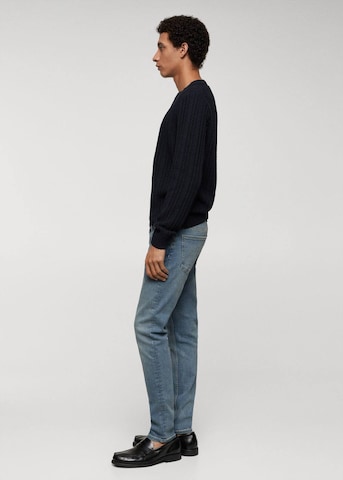 MANGO MAN Slimfit Jeans 'JUDE' in Blauw