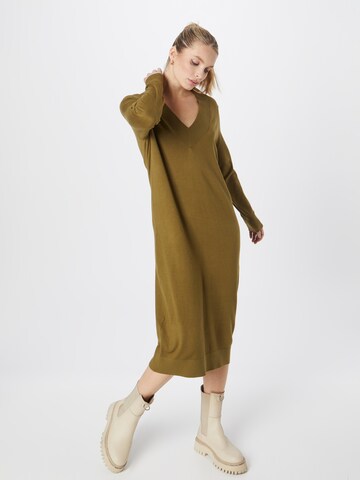 s.Oliver Knitted dress in Green: front