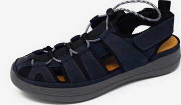 Ganter Hiking Sandals in Blue: front
