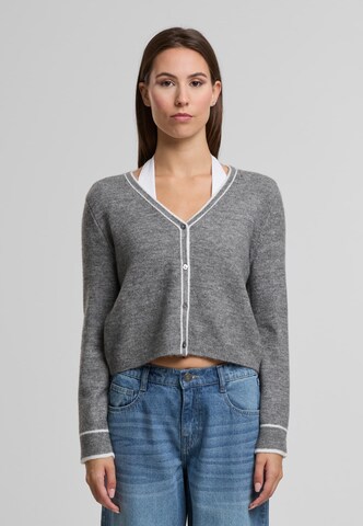 Noisy may - Cárdigan 'Skylar' en gris: frente