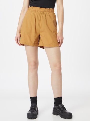 Regular Pantalon 'Biella' Blanche en marron : devant