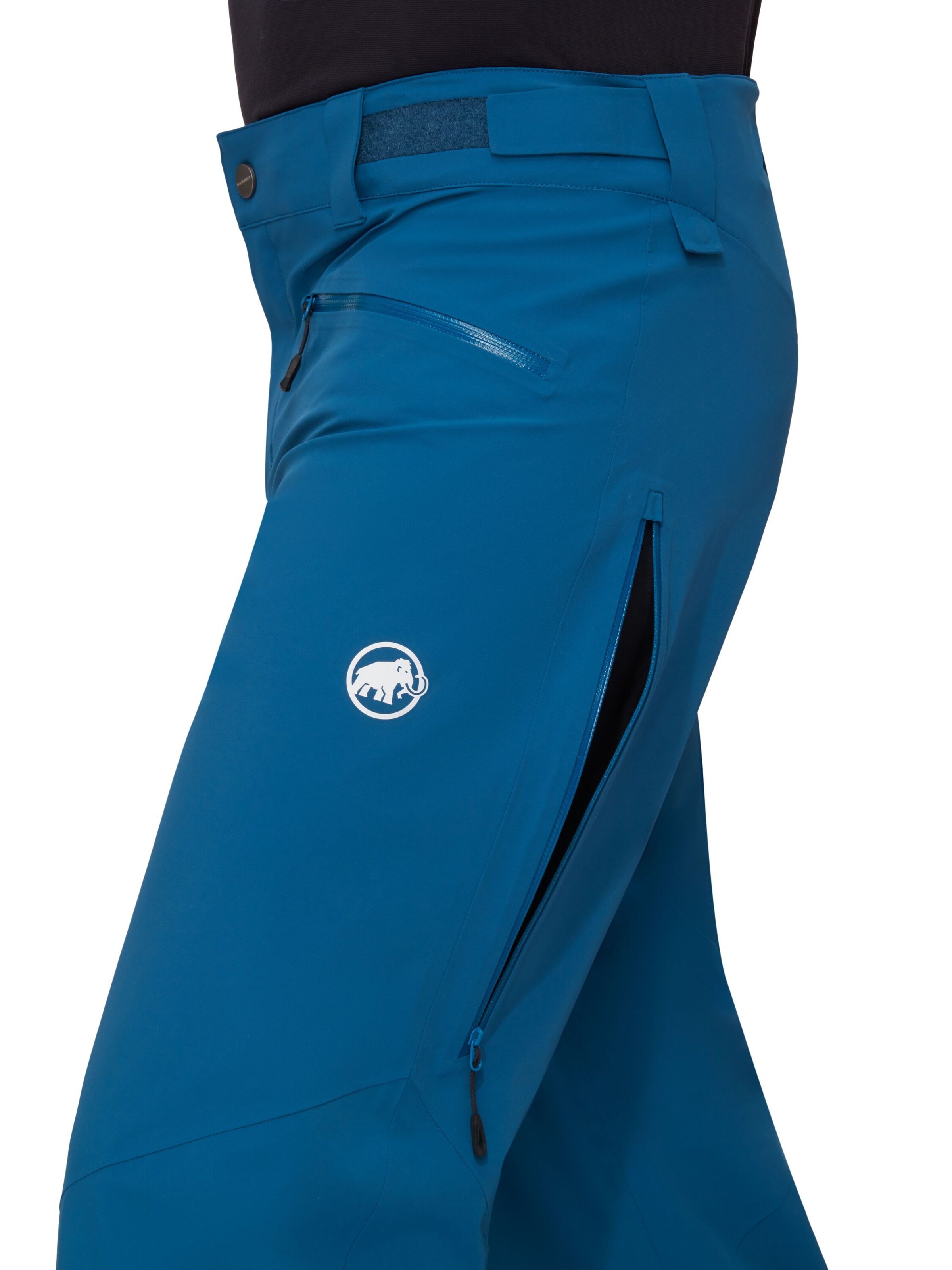MAMMUT Regular Outdoor Pants 'Stoney' in Blue