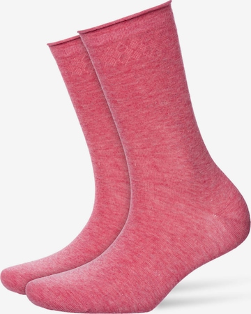 BURLINGTON Socks in Pink: front