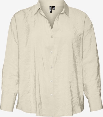 Vero Moda Curve Bluse 'Queeny' i hvid: forside