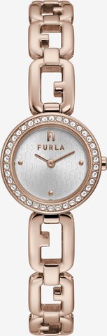 FURLA Analogové hodinky 'Arco Chain' – zlatá