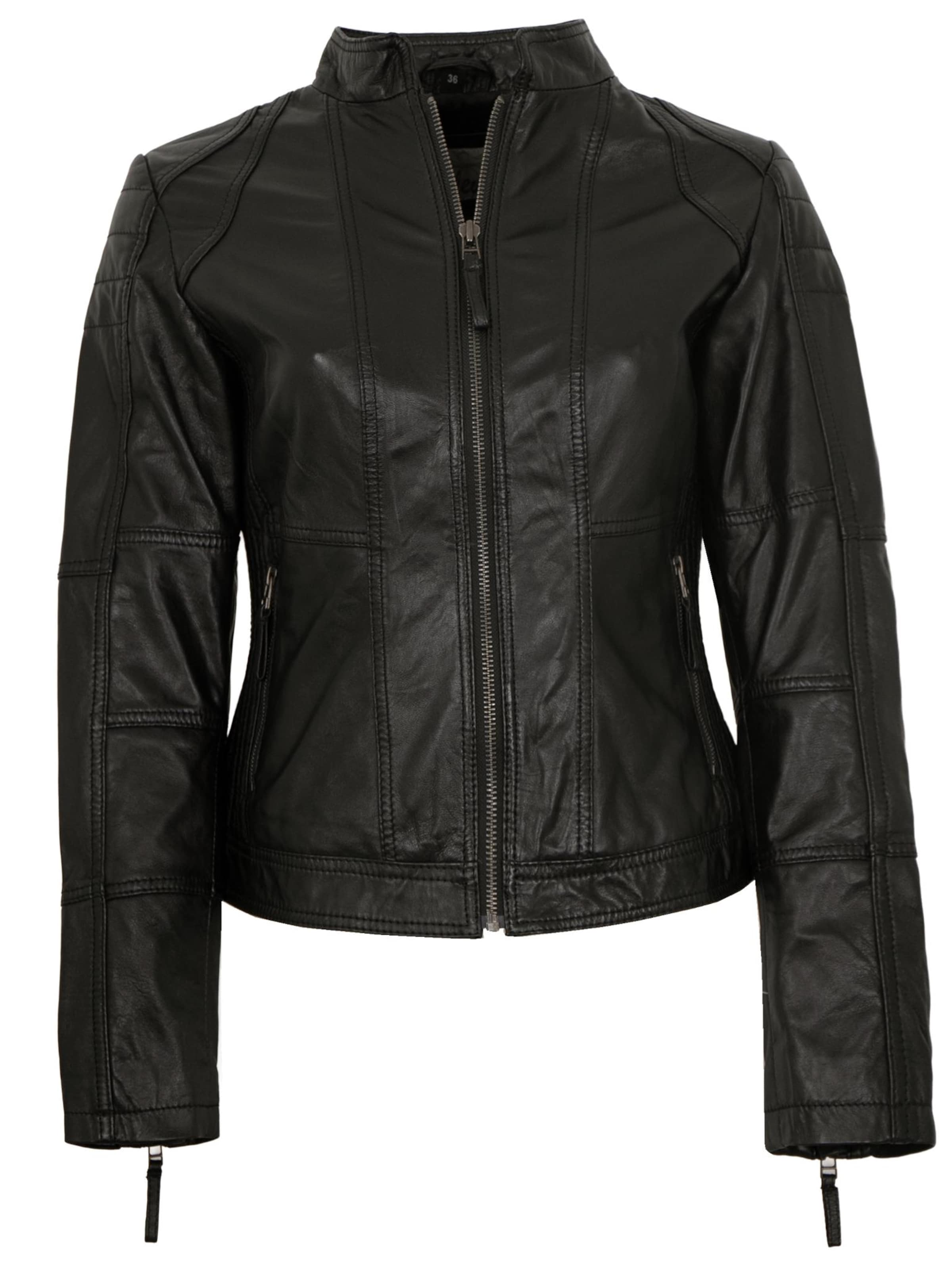 7ELEVEN Übergangsjacke 'Bigi'‌‌‌‌‌ in Schwarz: Vorderseite