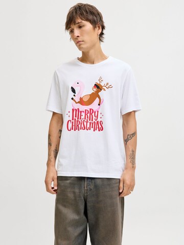 JACK & JONES Shirt in White: front
