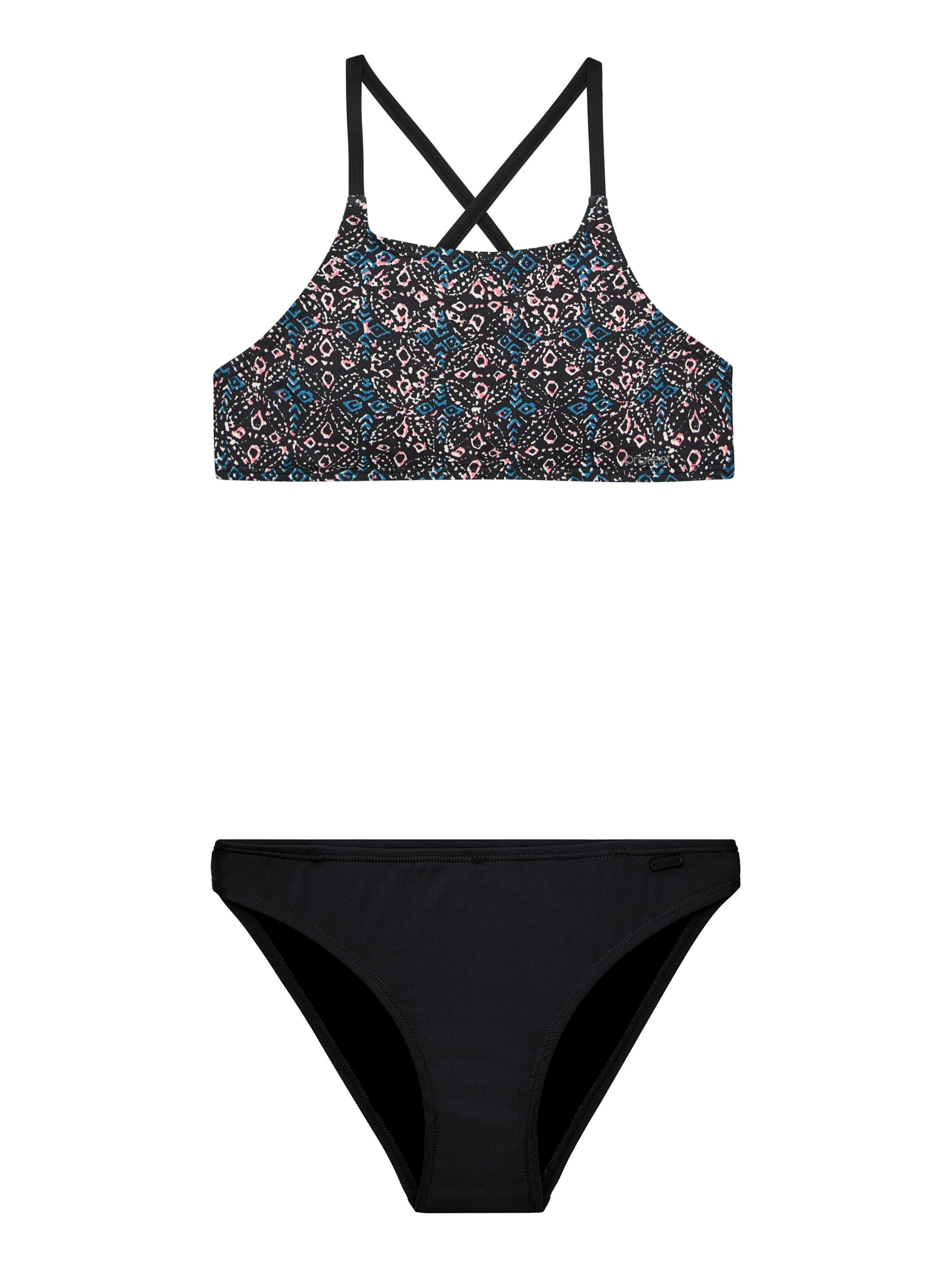 PROTEST Bikini 'PRTSyl JR' in Zwart: voorkant