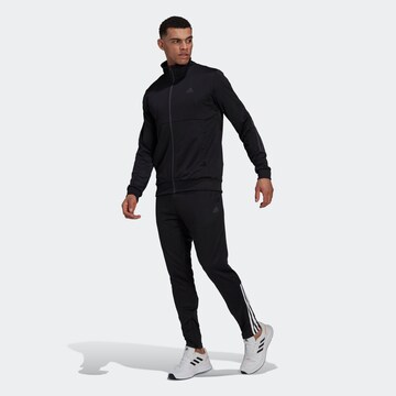 ADIDAS SPORTSWEAR Sports Suit ' Zipped' in Black: front