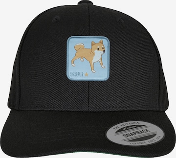 F4NT4STIC Cap 'Shiba Inu' in Black: front