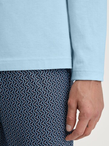CALIDA Pyjama lang 'Cotton Special'‌‌‌‌‌‌‌‌‌‌ in Blau