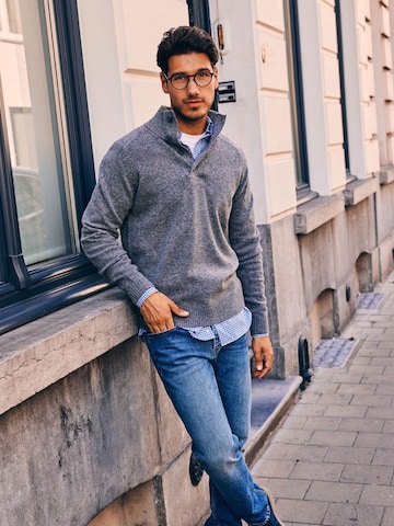 Steppin' out Regular fit Overhemd in Blauw: voorkant