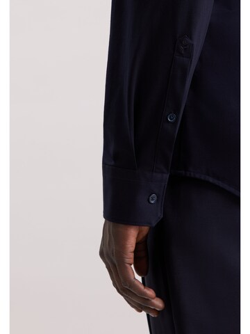 SEIDENSTICKER Slim Fit Businesshemd 'Schwarze Rose' in Blau