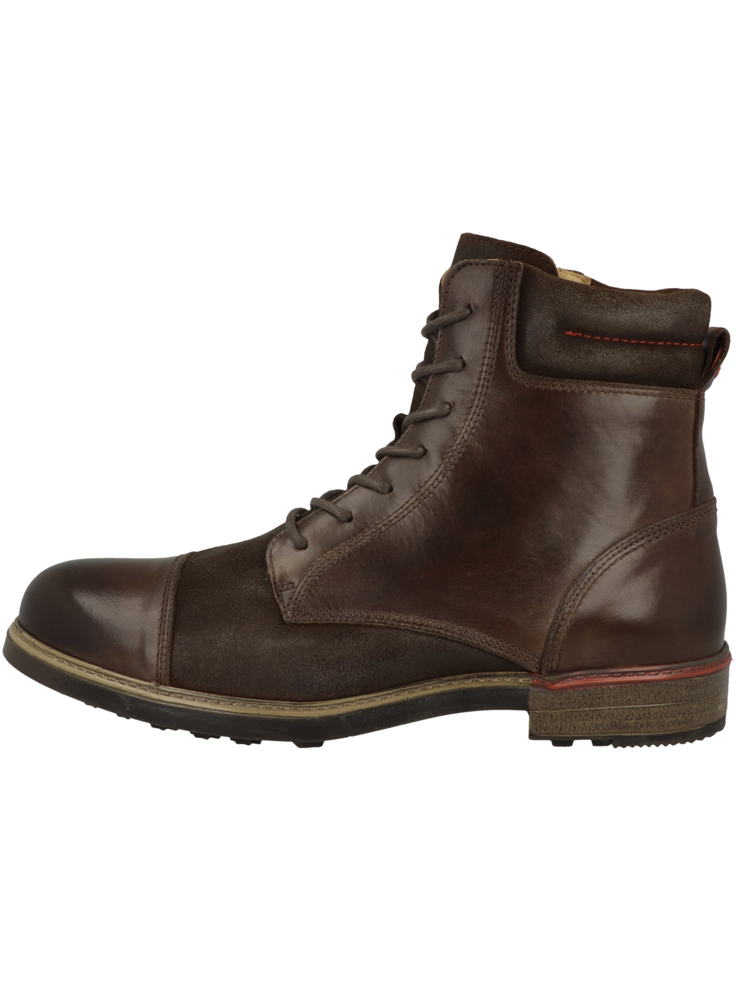 Bottines à lacets 'Iron 4' NOBRAND en marron