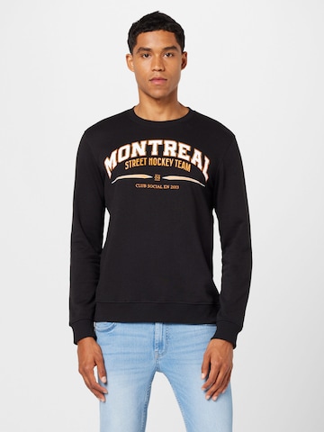 Only & Sons Sweatshirt 'TIM' i svart: framsida