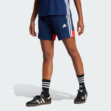 ADIDAS PERFORMANCE Regular Sportbroek 'Tiro 25 Essentials' in Blauw: voorkant