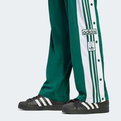 ADIDAS ORIGINALS Pants 'Adibreak' in 30-32/Regular in Dark green / White, Item view