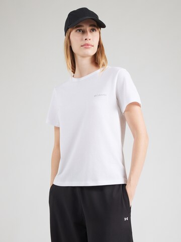 Maglia funzionale 'Sun Trek™' di Columbia Sportswear in bianco: frontale