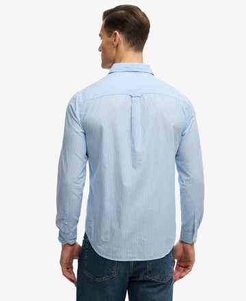Coupe slim Chemise Superdry & Co en bleu