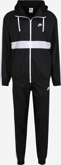 Nike Sportswear Survêtement en noir / blanc, Vue avec produit