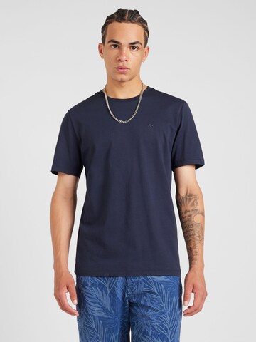 T-Shirt SCOTCH & SODA en bleu : devant