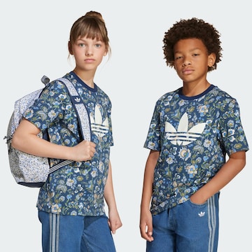 ADIDAS ORIGINALS Shirt 'x Liberty London' in Blauw: voorkant
