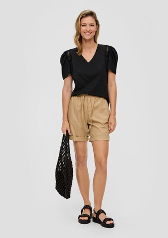 s.Oliver Shirt in Zwart