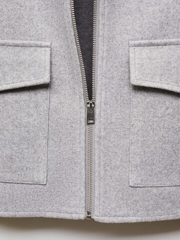 MANGO Between-Season Jacket 'Zipi' in Grey
