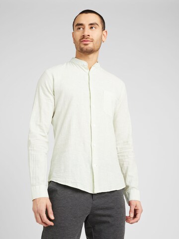 Lindbergh - Regular Fit Camisa em verde: frente