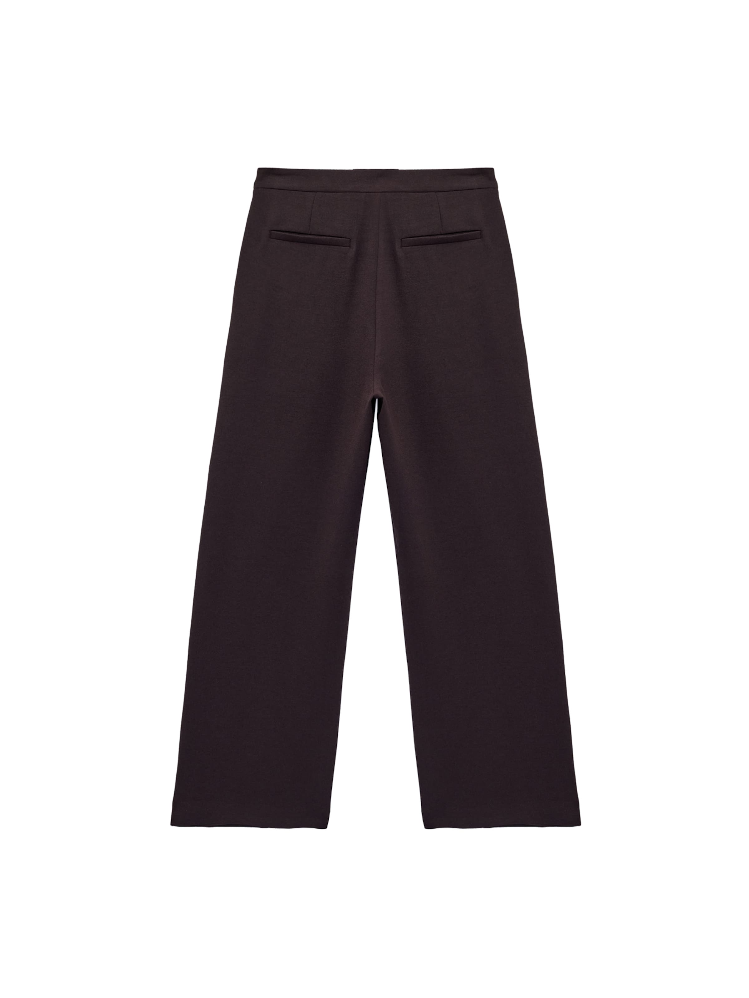 Koton Wide leg Pleat-front trousers in Brown