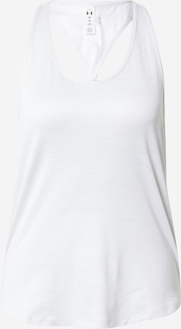 UNDER ARMOUR Sports Top 'Tech' in White: front