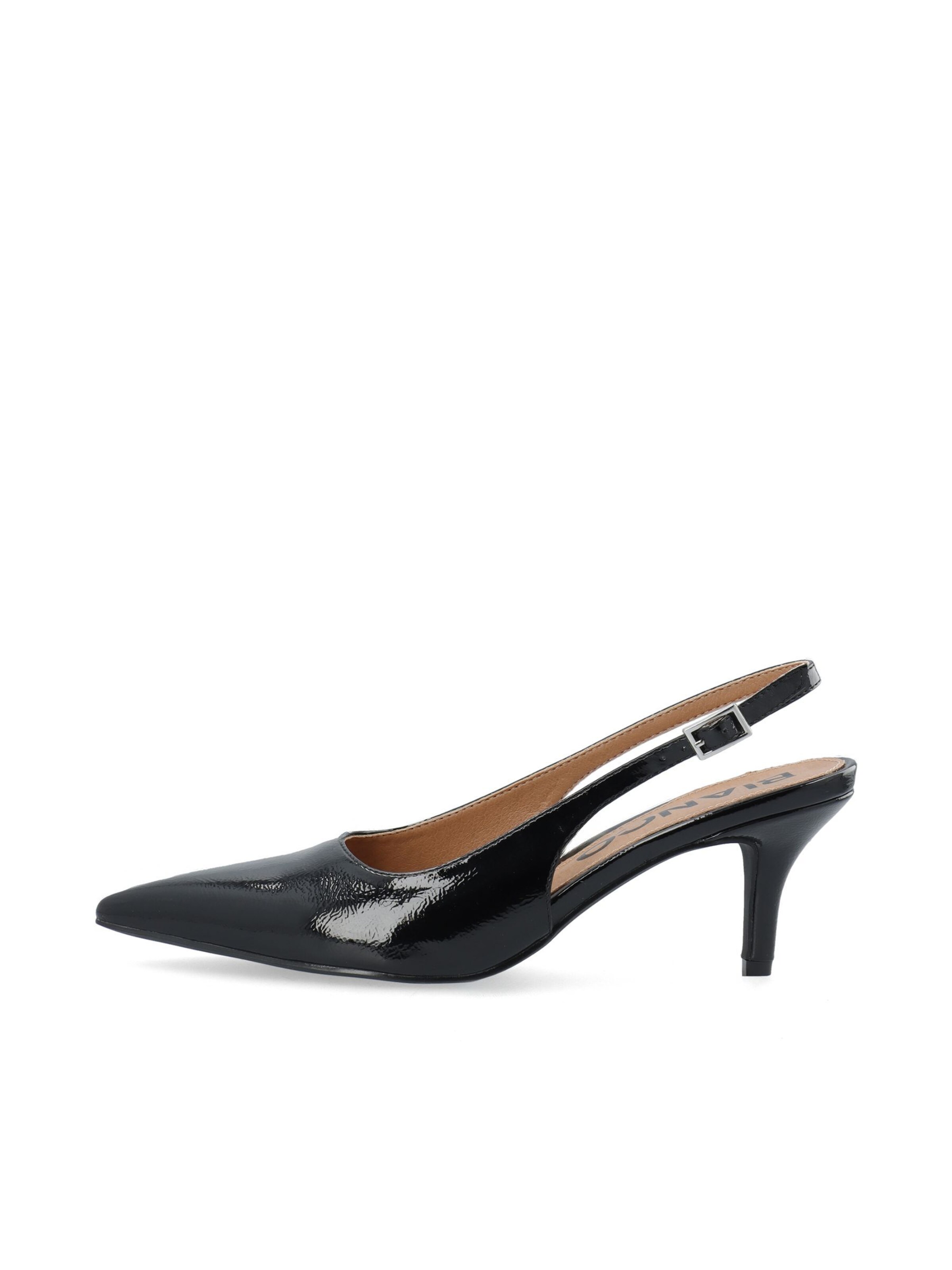 Bianco - Zapatos destalonado 'Tyra' en negro: frente