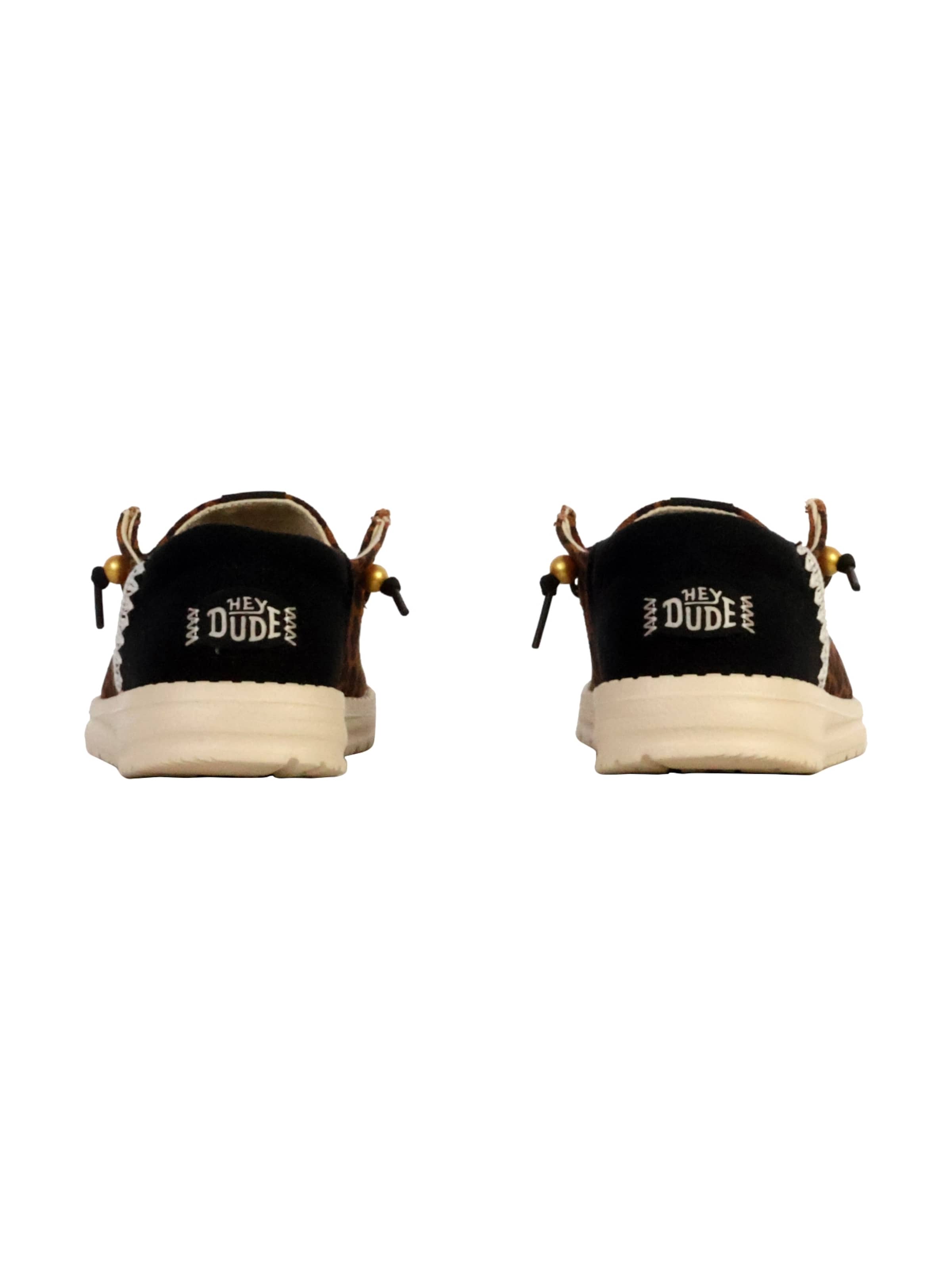Chaussure basse 'Mokassin mit Schnürsenkeln Wendy Funk Animal' HEY DUDE en marron