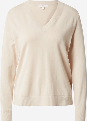 Pull-over s.Oliver en beige : devant