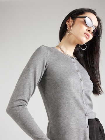 SAINT TROPEZ Knit Cardigan 'Mila' in Grey
