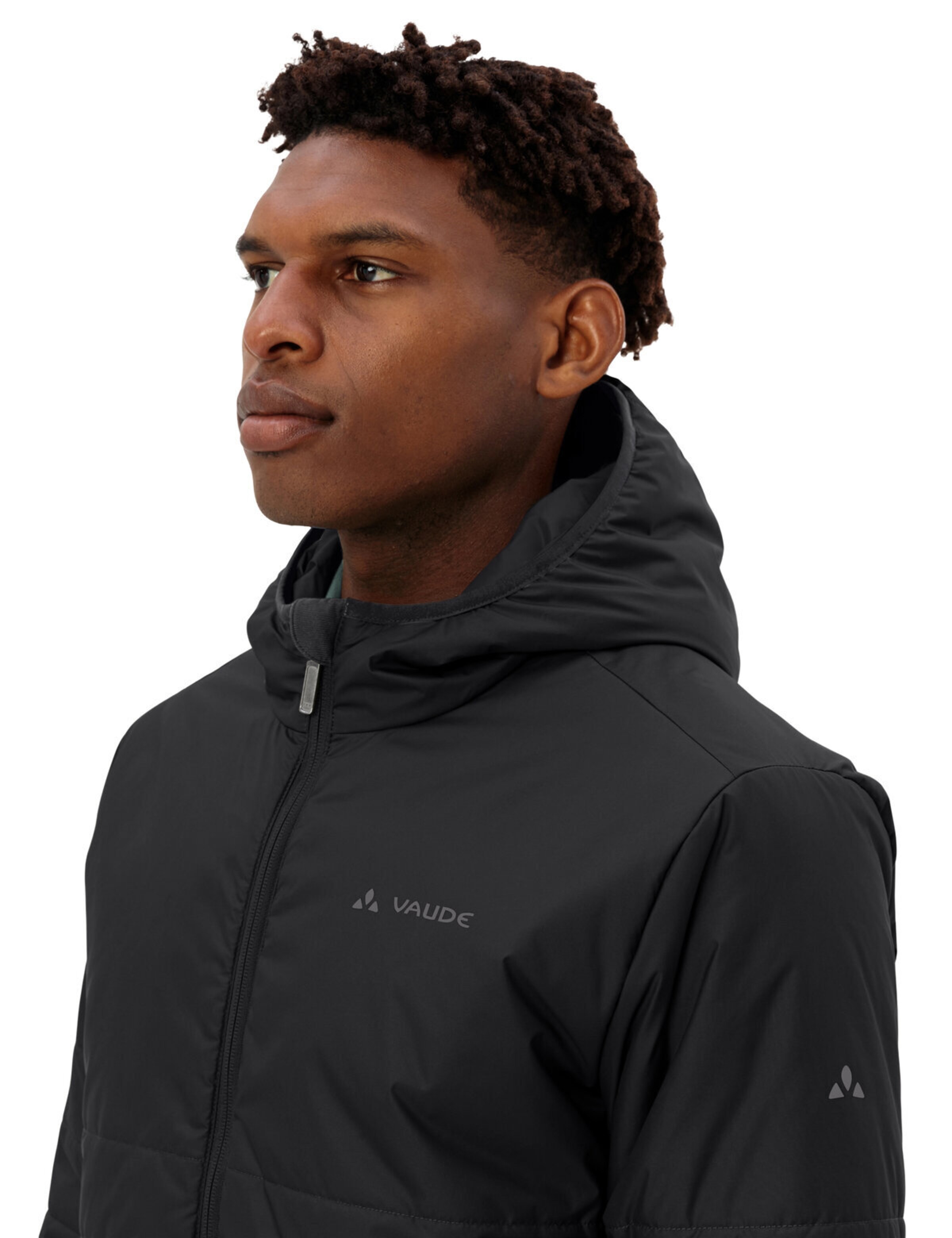 VAUDE Tesino Hooded Jacket in Schwarz