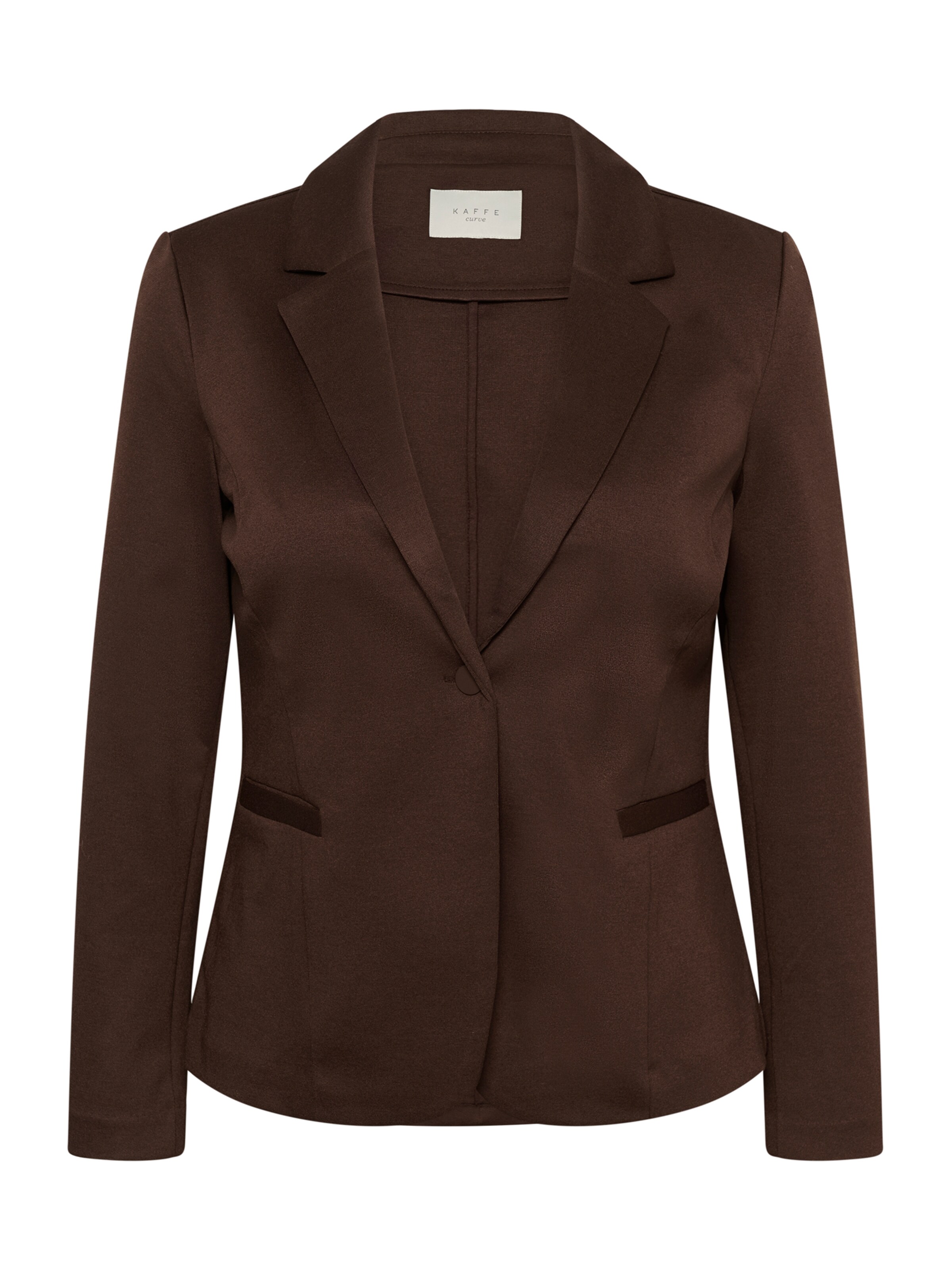 KAFFE CURVE Blazer 'KC Jenna' in Braun: Vorderseite