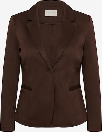 KAFFE CURVE - Blazer 'KC Jenna' em castanho: frente