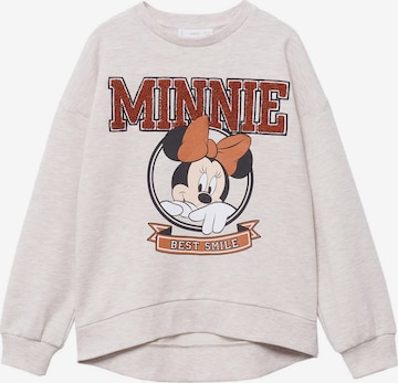 MANGO KIDS Sweatshirt in Beige: front