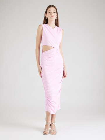 Robe 'FOX' ONLY en rose : devant