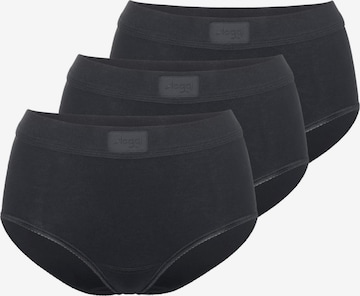 SLOGGI Slip 'Double Comfort T' in Schwarz: Vorderseite